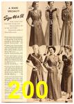 1950 Sears Spring Summer Catalog, Page 200