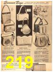 1950 Sears Spring Summer Catalog, Page 219