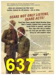 1972 Sears Fall Winter Catalog, Page 637