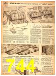 1951 Sears Fall Winter Catalog, Page 744
