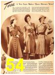 1940 Sears Fall Winter Catalog, Page 54