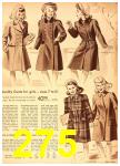 1943 Sears Fall Winter Catalog, Page 275