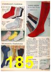 1961 Sears Fall Winter Catalog, Page 185