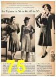 1940 Sears Spring Summer Catalog, Page 75