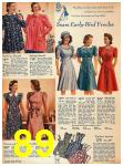 1940 Sears Spring Summer Catalog, Page 89