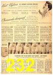 1950 Sears Spring Summer Catalog, Page 232
