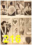 1958 Sears Fall Winter Catalog, Page 216