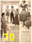 1955 Sears Spring Summer Catalog, Page 70