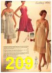 1960 Sears Fall Winter Catalog, Page 209