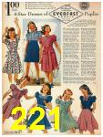 1940 Sears Spring Summer Catalog, Page 221