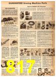 1954 Sears Spring Summer Catalog, Page 817