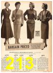 1954 Sears Spring Summer Catalog, Page 213