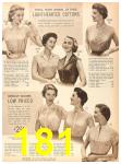 1954 Sears Spring Summer Catalog, Page 181