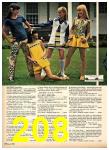 1970 Sears Spring Summer Catalog, Page 208