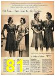 1940 Sears Spring Summer Catalog, Page 81