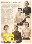 1955 Sears Fall Winter Catalog, Page 33
