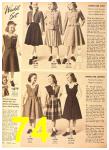 1950 Sears Fall Winter Catalog, Page 74