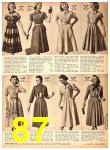 1951 Sears Fall Winter Catalog, Page 87
