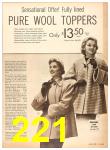 1954 Sears Spring Summer Catalog, Page 221