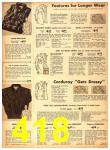 1951 Sears Fall Winter Catalog, Page 418