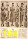 1954 Sears Spring Summer Catalog, Page 194