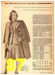 1947 Sears Spring Summer Catalog, Page 87