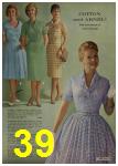 1961 Sears Spring Summer Catalog, Page 39