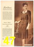 1944 Sears Spring Summer Catalog, Page 47