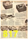1961 Sears Fall Winter Catalog, Page 817