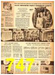 1951 Sears Fall Winter Catalog, Page 747