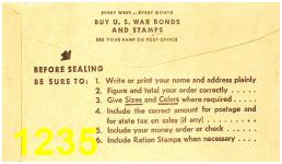 1943 Sears Fall Winter Catalog, Page 1235