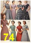 1957 Sears Fall Winter Catalog, Page 74