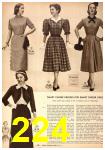 1952 Sears Fall Winter Catalog, Page 224