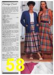 1990 Sears Style Catalog Volume 2, Page 58