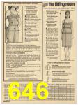 1982 Sears Fall Winter Catalog, Page 646