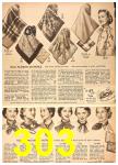 1952 Sears Fall Winter Catalog, Page 303