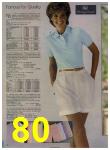 1984 Sears Spring Summer Catalog, Page 80