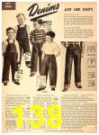 1949 Sears Fall Winter Catalog, Page 138