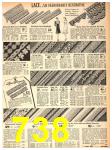 1941 Sears Fall Winter Catalog, Page 738