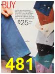 1987 Sears Fall Winter Catalog, Page 481
