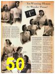 1940 Sears Spring Summer Catalog, Page 50