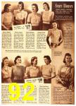 1941 Sears Spring Summer Catalog, Page 92