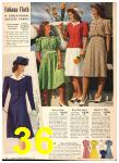 1941 Sears Spring Summer Catalog, Page 36