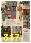 1960 Sears Spring Summer Catalog, Page 317