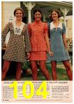 1973 JCPenney Spring Summer Catalog, Page 104