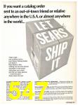 1970 Sears Fall Winter Catalog, Page 547