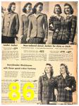 1942 Sears Fall Winter Catalog, Page 86