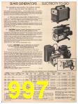 1983 Sears Fall Winter Catalog, Page 997