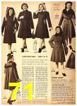 1951 Sears Fall Winter Catalog, Page 71