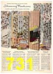 1956 Sears Spring Summer Catalog, Page 731